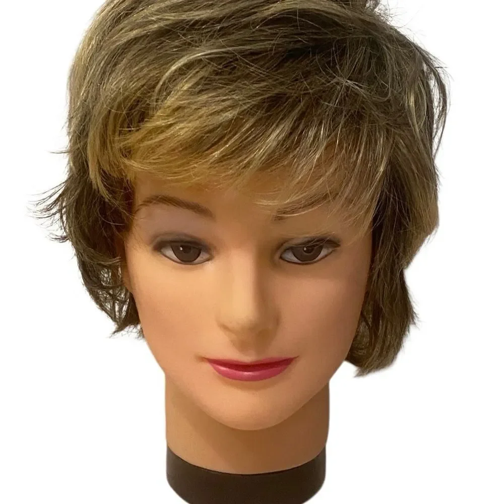 Raquel Welch Kanekalon Vibralite Modacrylic Lot Of Two Brown Wigs